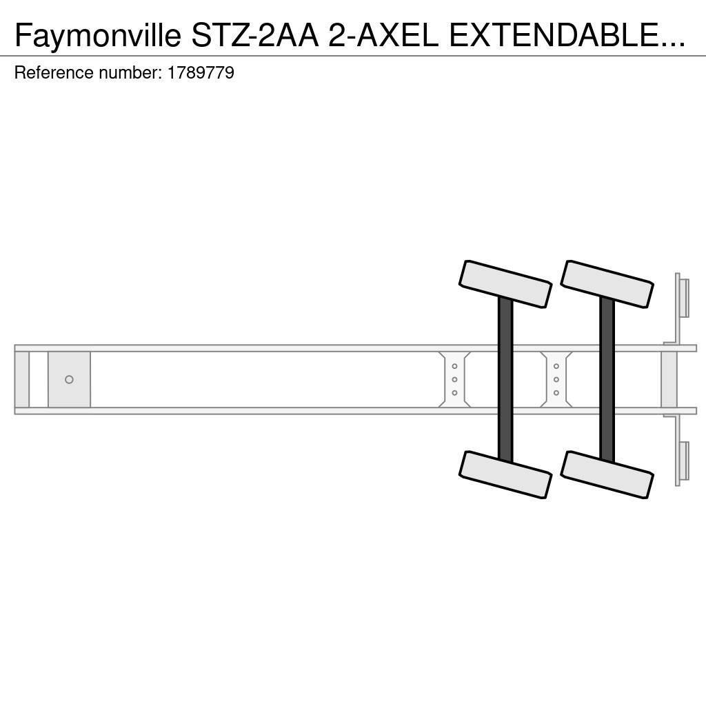 Faymonville STZ-2AA 2-AXEL EXTENDABLE SEMI DIEPLADER/TIEFLADER Podvalníkové návesy