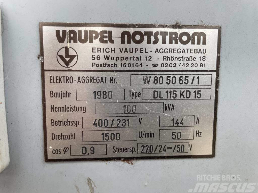  Notstromaggregat Vaupel 100 kVA Naftové generátory