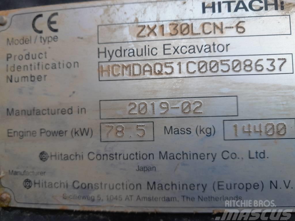 Hitachi ZX 130-6 Pásové rýpadlá