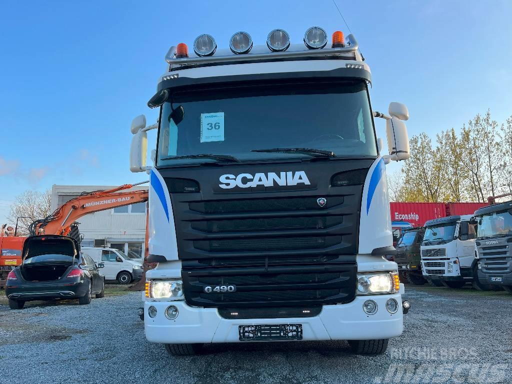 Scania R490LB6X2*4HNB, Euro6, Retarder, Lenkt+Lift Achse Návesové nadstavby