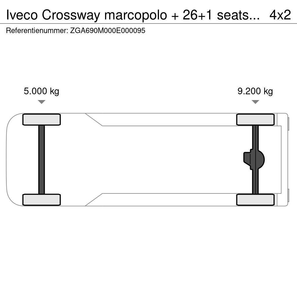 Iveco Crossway marcopolo + 26+1 seats TUV 10-24! FULL OP Zájazdové autobusy