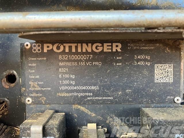 Pöttinger Impress 155 VC PRO Lisy na okrúhle balíky