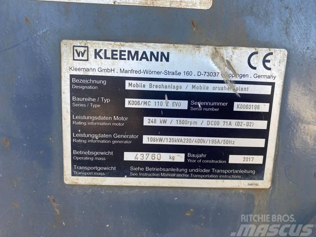 Kleemann MC 110 Z Evo Mobilné drviče