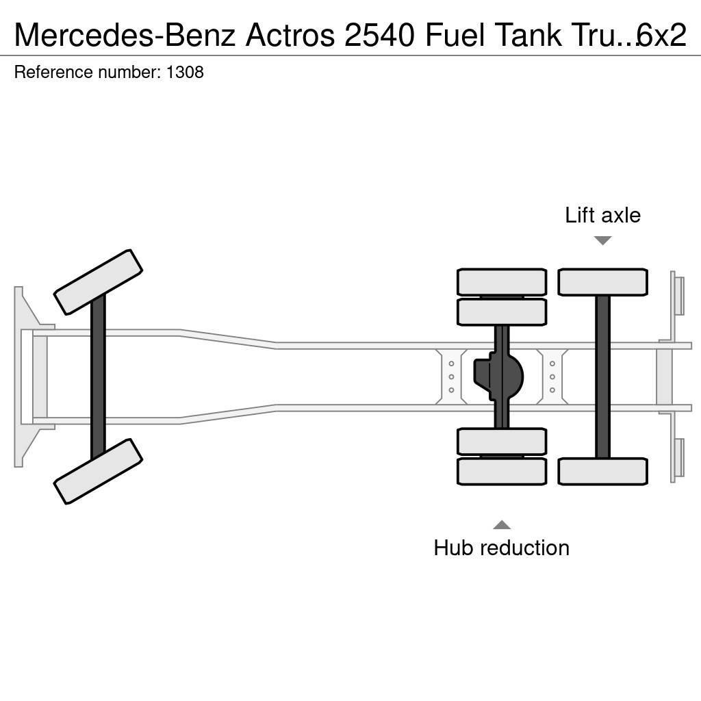 Mercedes-Benz Actros 2540 Fuel Tank Truck 20.700 Liters 6x2 V6 E Cisternové nákladné vozidlá
