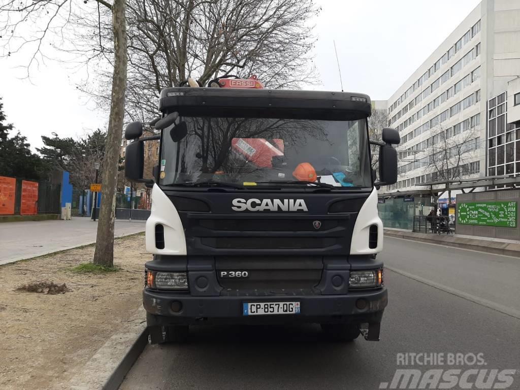 Camion porteur Scania P360 35TM Euro 5 Autožeriavy, hydraulické ruky