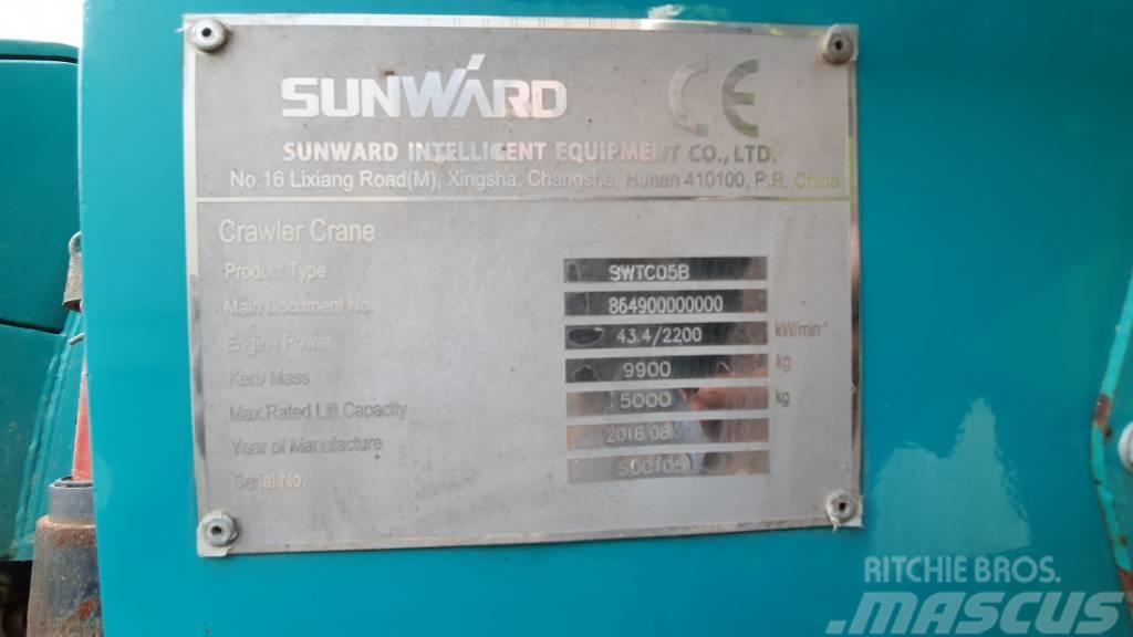 Sunward SWTC05B Pásové žeriavy