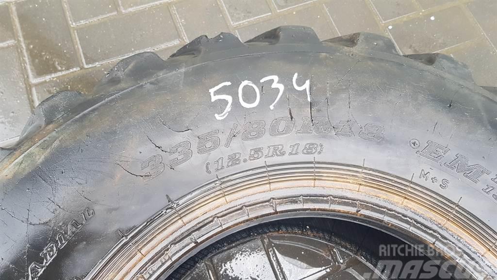 Dunlop SP T9 335/80-R18 EM (12.5R18) - Tyre/Reifen/Band Pneumatiky, kolesá a ráfiky