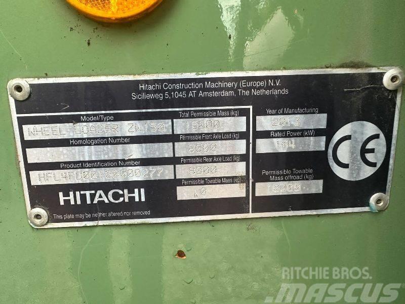 Hitachi ZW 150 Kolesové nakladače