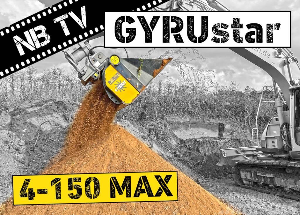 Gyru-Star 4-150MAX (opt. Verachtert CW40, Lehnhoff) Preosievacie lopaty