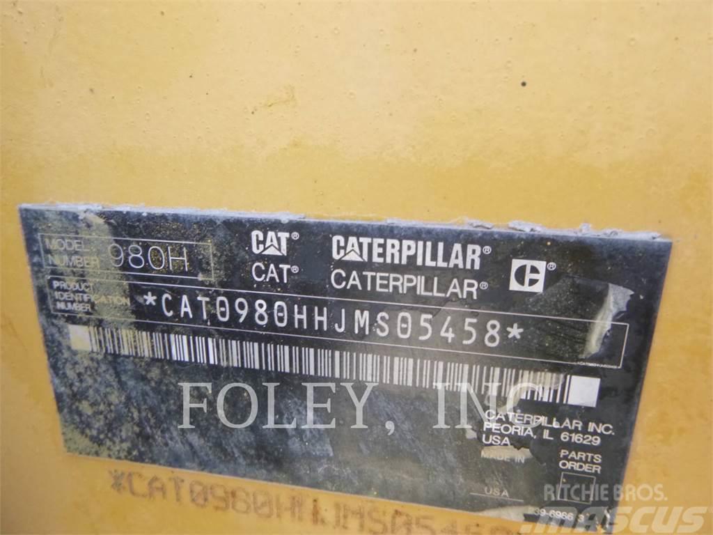 CAT 980H Kolesové nakladače