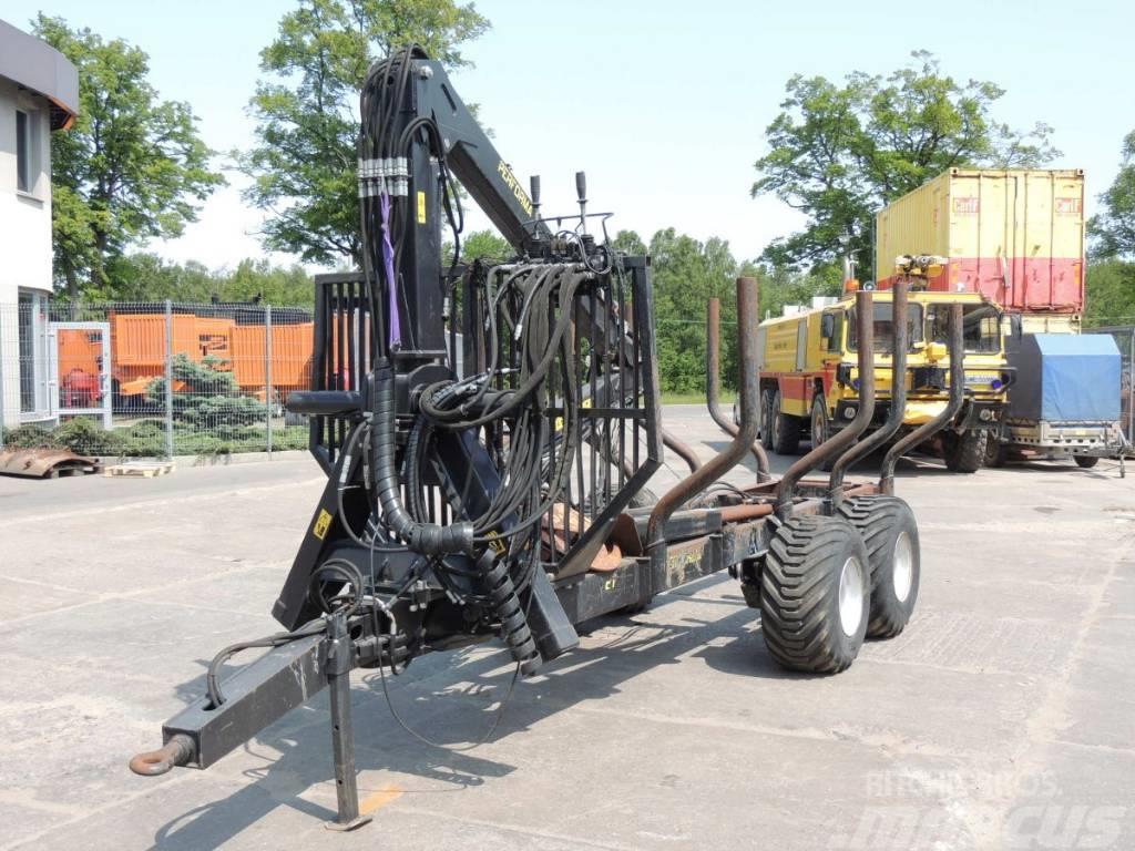  Performa W2/8/B , Wózek przyczepa do traktora z HD Prívesy na prepravu dreva