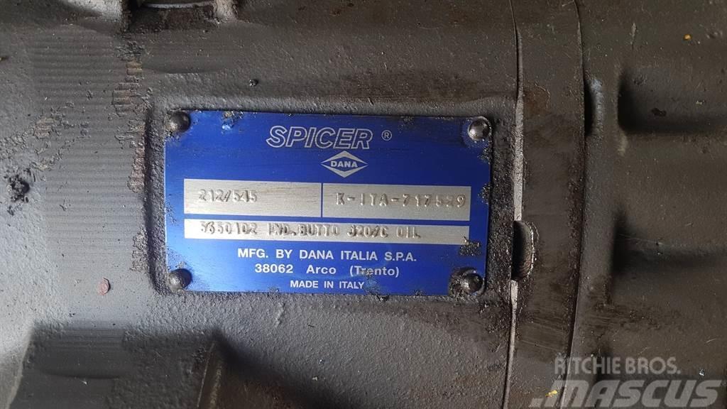 Spicer Dana 212/545 - Mecalac 714 MW - Axle Nápravy