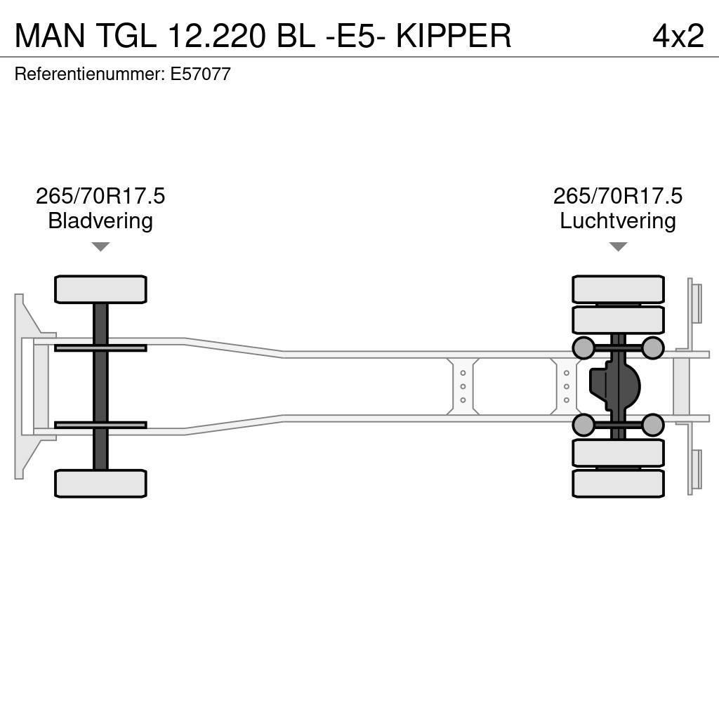 MAN TGL 12.220 BL -E5- KIPPER Sklápače