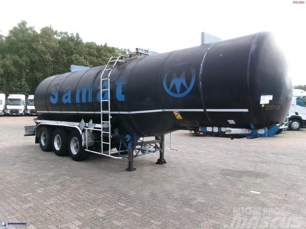 Fruehauf Bitumen tank inox 31 m3 / 1 comp + mixer & engine Cisternové návesy