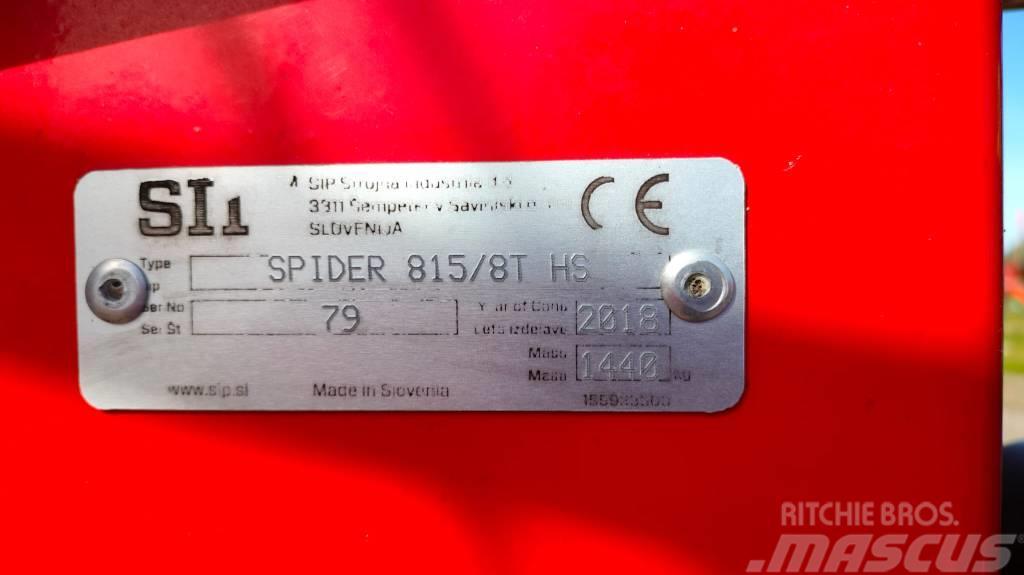 SIP SPIDER 815|8 T Obracače a zhrabovače sena