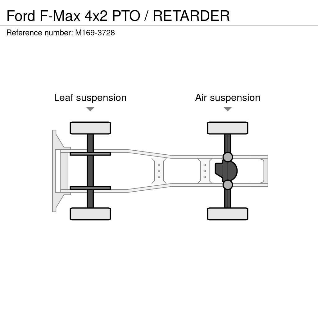 Ford F-Max 4x2 PTO / RETARDER Ťahače
