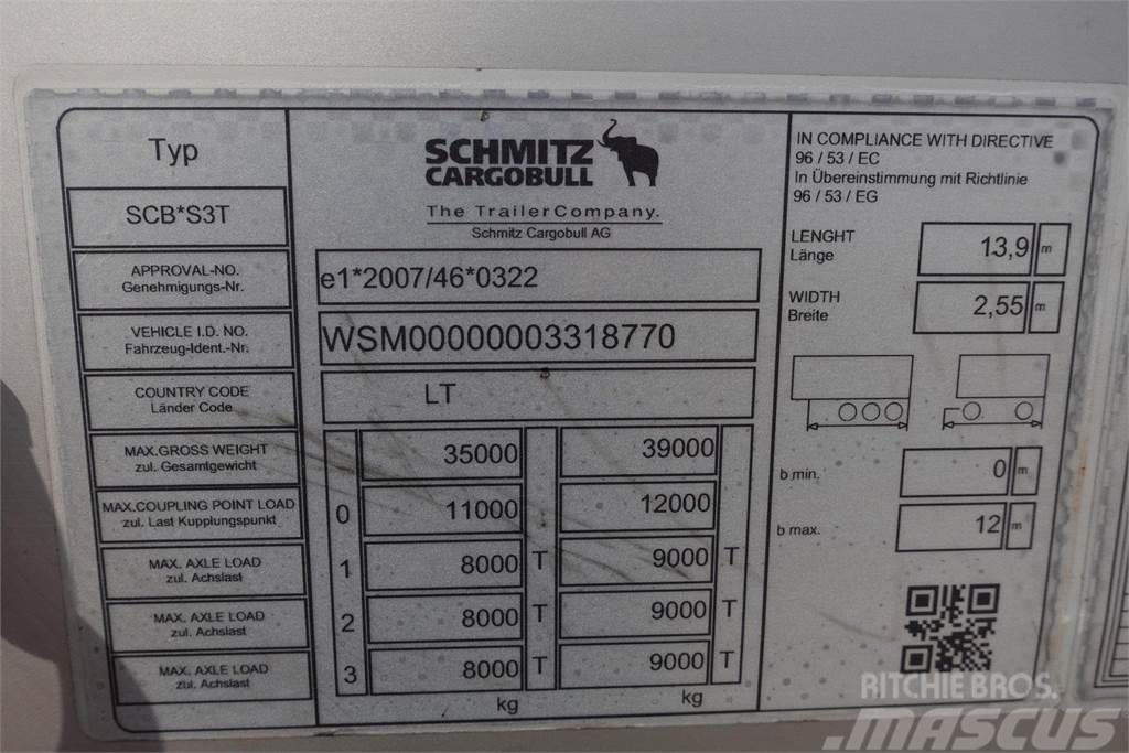 Schmitz Cargobull SCS24 Standart Curtainsider Varios, ARM, ALU, LR Prívesy s bočnou zhrnovacou plachtou