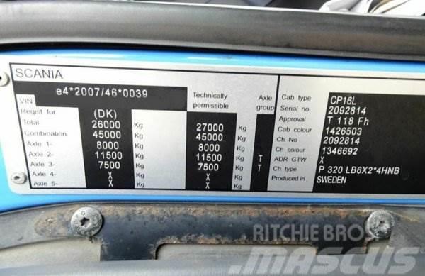 Scania P320 + Effer Autožeriavy, hydraulické ruky