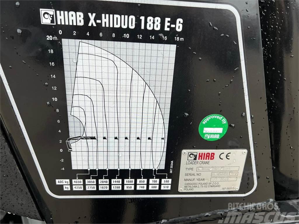 Hiab X-HIDUO 188 e-6 Nakladacie žeriavy