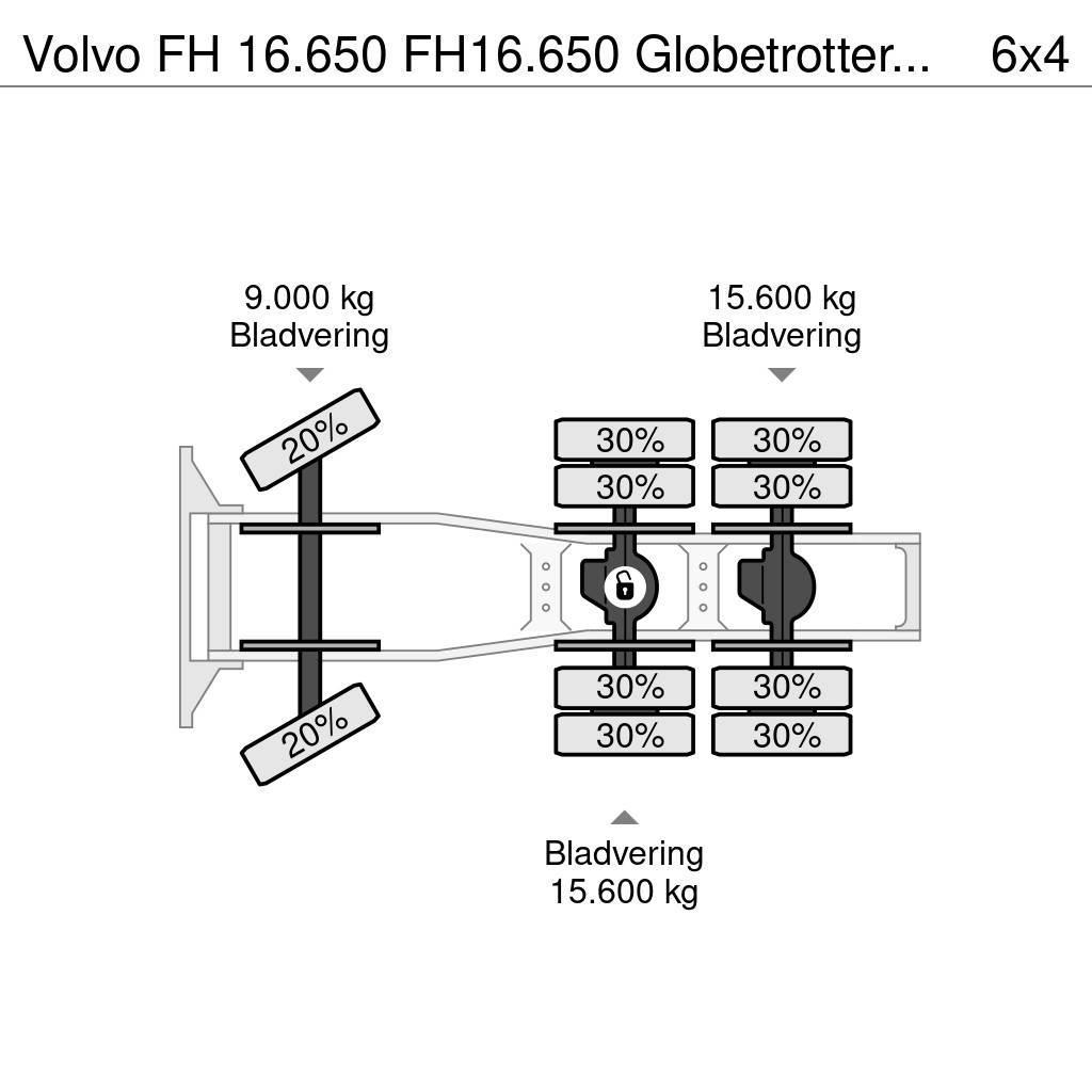 Volvo FH 16.650 FH16.650 Globetrotter EU6 VEB 200Ton Ťahače