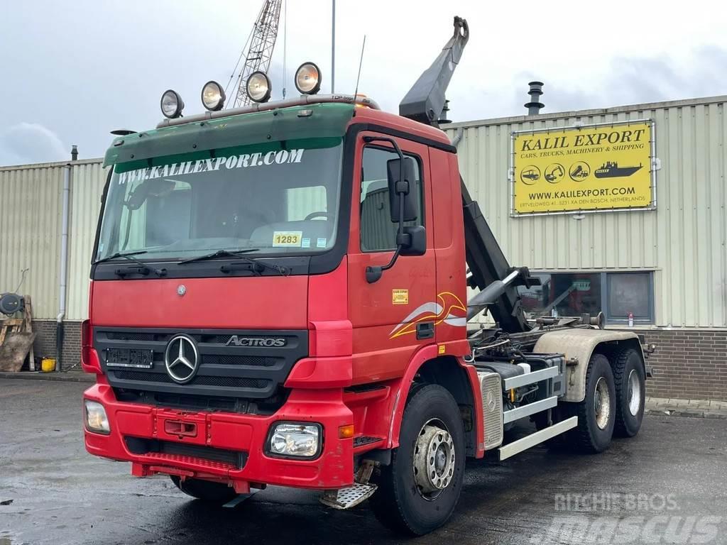 Mercedes-Benz Actros 3336 MP2 Container Kipper 6x4 New Tyres Bel Hákový nosič kontajnerov