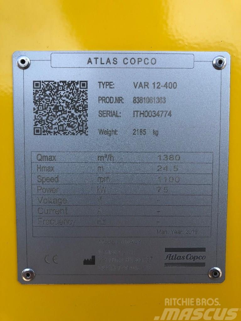 Atlas Copco VAR 12-400 Vodné čerpadlá