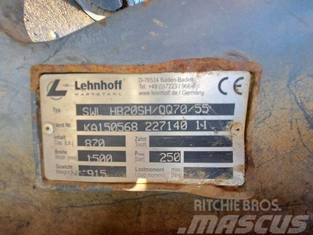 Lehnhoff Uni-Schwenktieflöffel f. OQ70/55 Hĺbkové lopaty