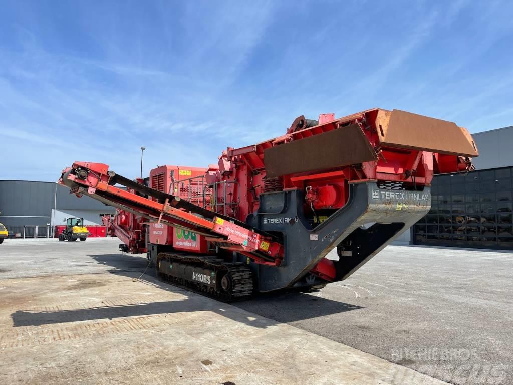 Terex Finlay I110RS Tracked Impact Crusher with screen deck Drviče