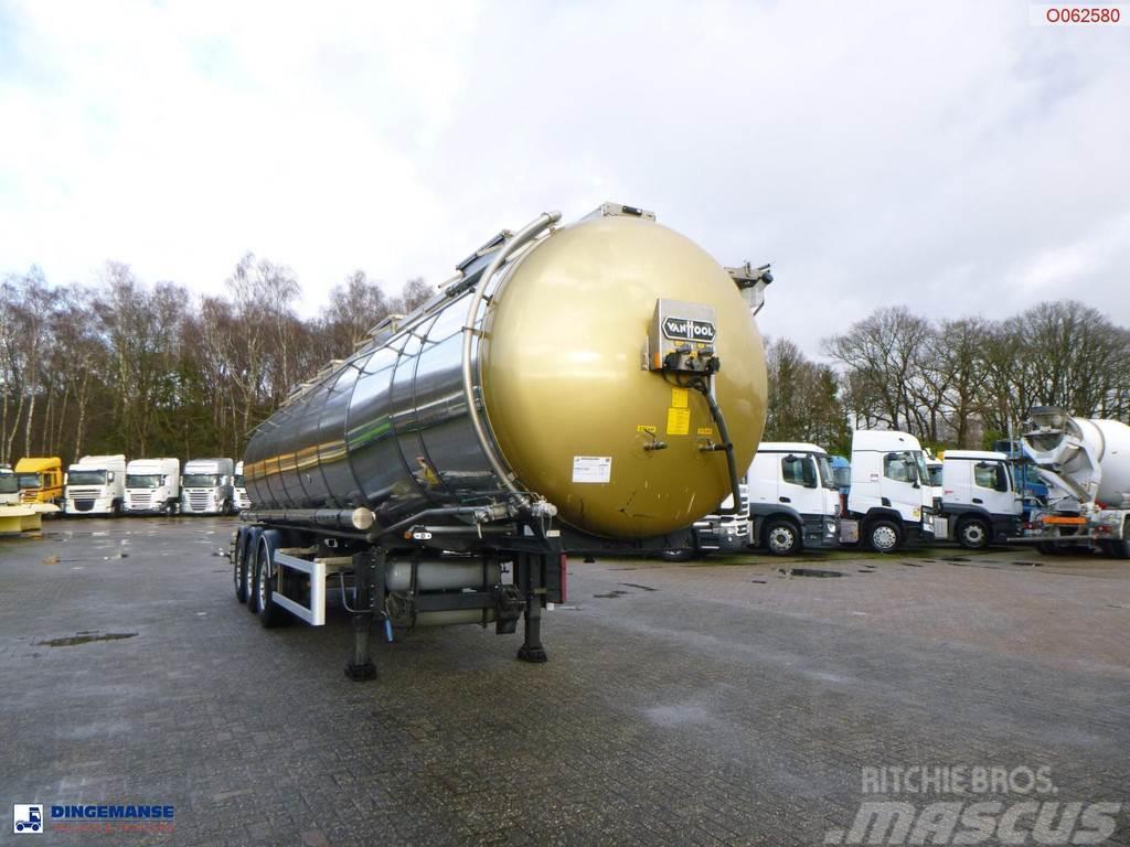 Van Hool Chemical tank inox 30 m3 / 1 comp ADR 12/03/2024 Cisternové návesy