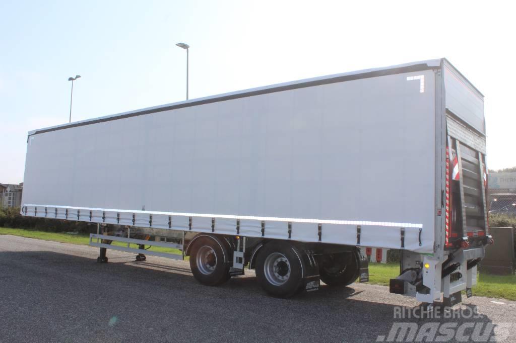 AMT 2 akslet city trailer med lift og TRIDEC- CI200 Plachtové návesy