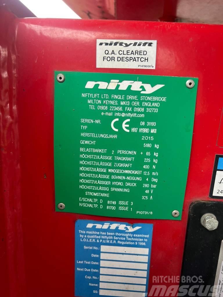 Niftylift HR 17 Kĺbové plošiny