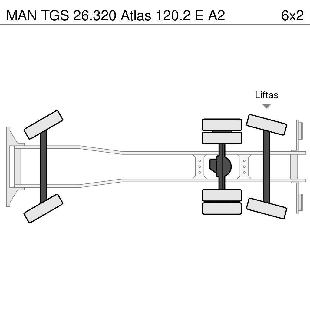 MAN TGS 26.320 Atlas 120.2 E A2 Univerzálne terénne žeriavy
