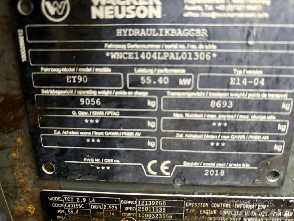 Neuson ET90 *Powertilt Midi rýpadlá 7 t - 12 t