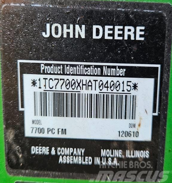 John Deere 7700 Kosačky fervejí