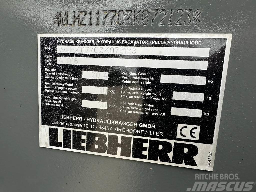 Liebherr A916 Litronic Kolesové rýpadlá