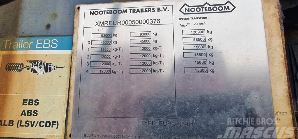 Nooteboom Euro-93-04 Nízko rámové nákladné automobily
