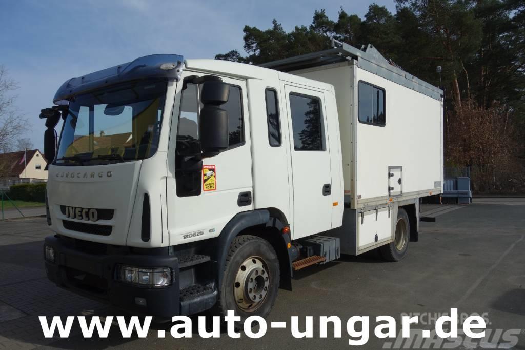 Iveco Eurocargo 120E225Doka Koffer mobile Werkstatt LBW Skriňová nadstavba