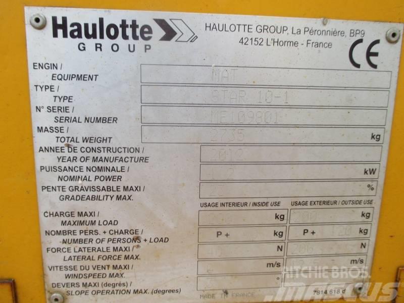 Haulotte Star 10 Vertikálne stĺpové výťahy