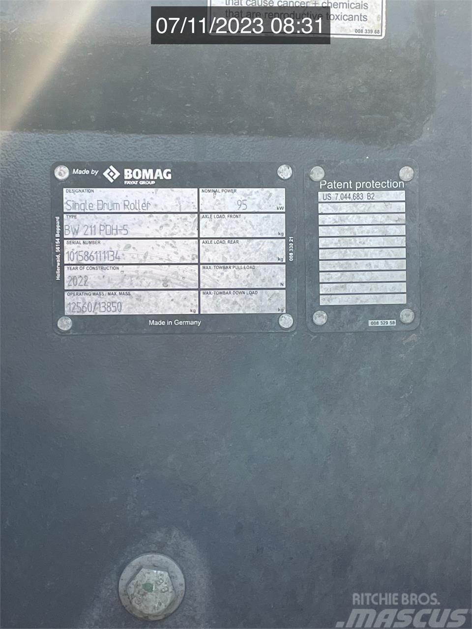 Bomag BW211PDH-5 Skládkové kompaktory