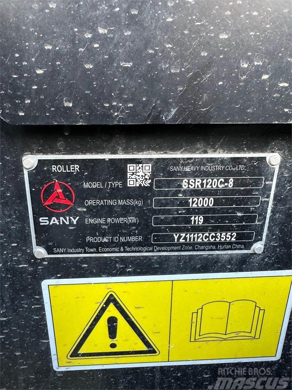 Sany SSR120C-8 Tandemové valce
