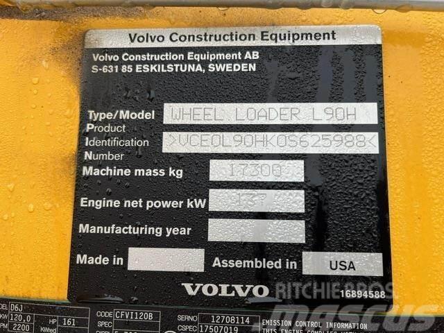 Volvo L90H Kolesové nakladače