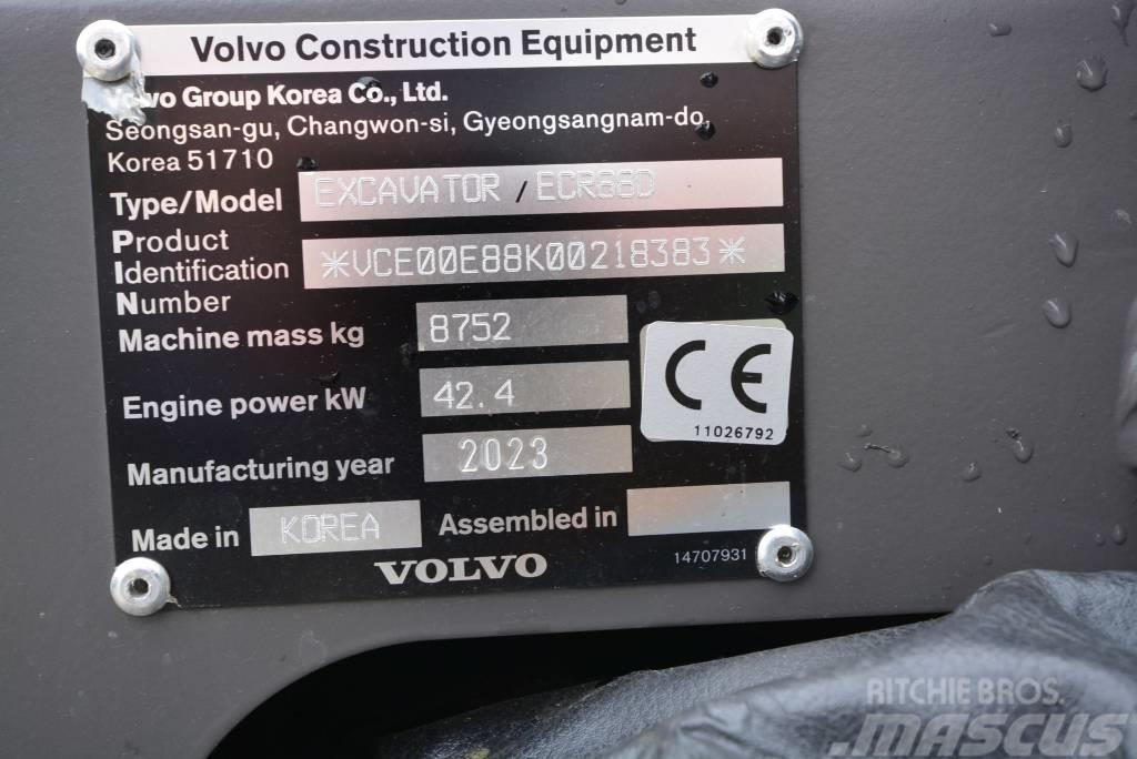 Volvo ECR 88 D Pro Midi rýpadlá 7 t - 12 t
