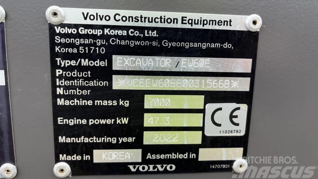 Volvo EW60E Kolesové rýpadlá