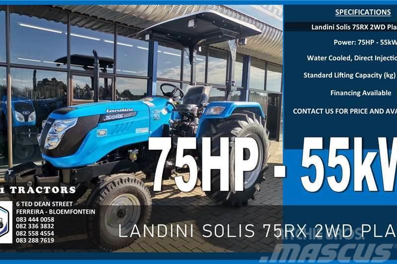 Landini SOLIS 75RX 2WD PLATFORM Traktory