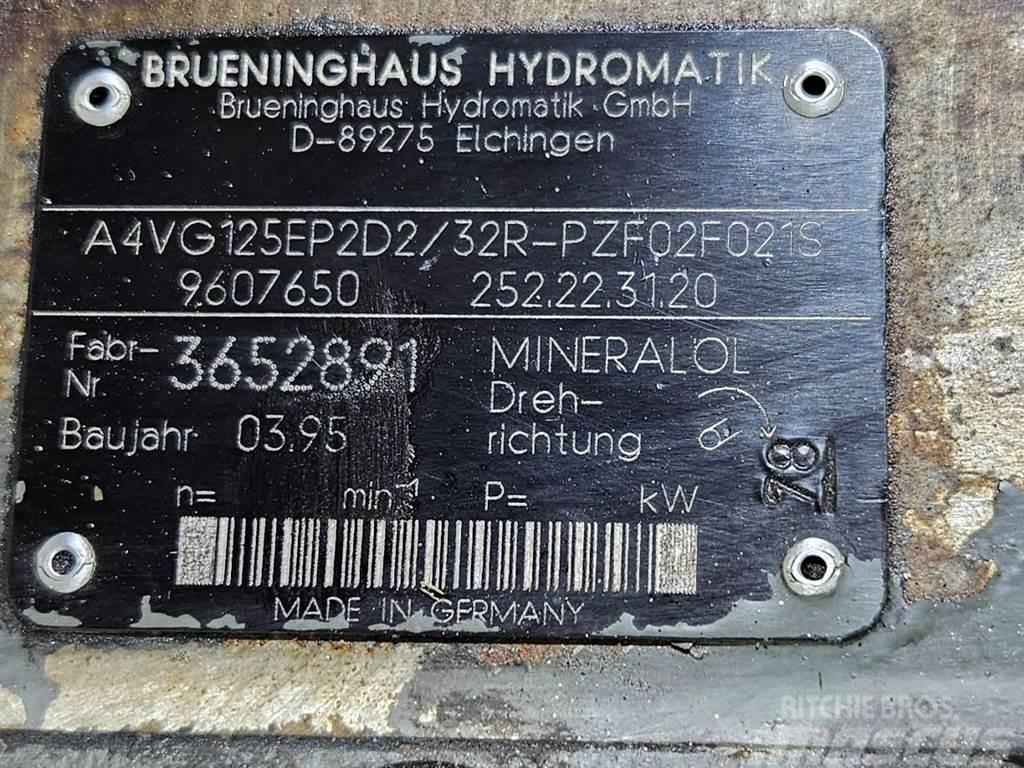 Brueninghaus Hydromatik A4VG125EP2D2/32R-Drive pump/Fahrpumpe/Rijpomp Hydraulika