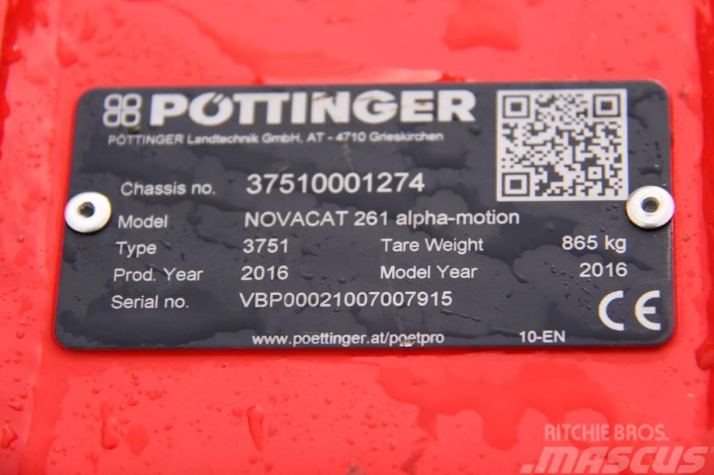 Pöttinger Novacat Alpha-Motion 261 Kosačky namontované a ťahané