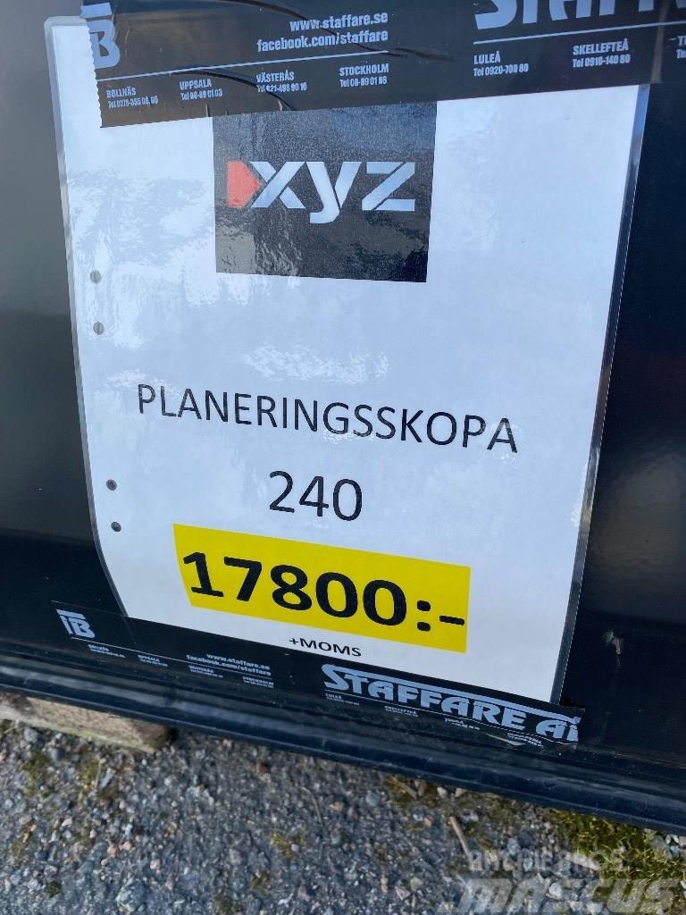 XYZ Planeringsskopa 240 Príslušenstvo pre čelné nakladače
