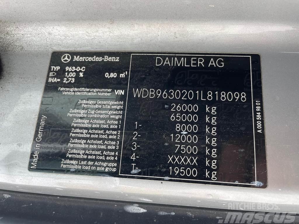 Mercedes-Benz Actros 2551 6x2*4 EURO5 + RETARDER Skriňová nadstavba