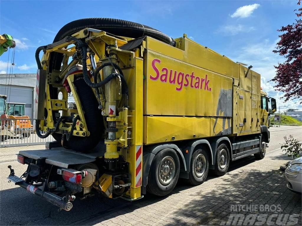 MAN TGS 35480 Saugbagger mit Fernbedienung MTS Kombinované/Čerpacie cisterny