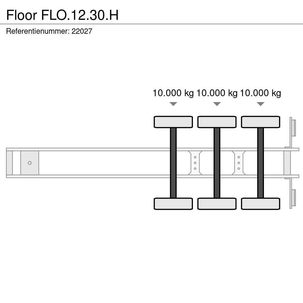 Floor FLO.12.30.H Valníkové návesy/Návesy sa sklápacím bočnicami